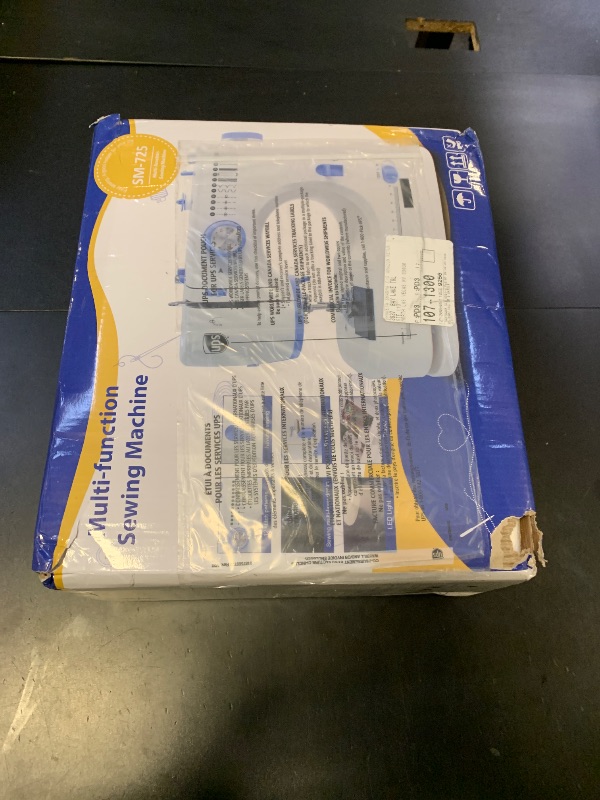 Photo 1 of Stoigeld Sewing Machine for Beginners with 20Pcs Fabric & 32Pcs Sewing Threads Kit,Portable Sewing Machine with 12 Built-in Stitches & 2 Speed(High-Low Speeds)-BW725