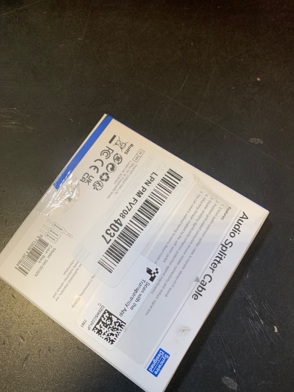 Photo 1 of Syncwire Headphone Splitter, Nylon-Braided Extension Cable Audio Stereo Y Splitter (Hi-Fi Sound), 3.5mm Male To 2 Ports 3.5mm Female Headset Splitter for Phone, PS4, Switch, Tablets & More