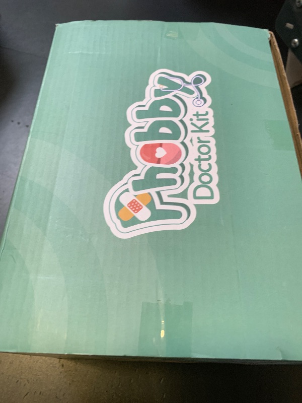 Photo 1 of **INCOMPLETE** Phobby Durable Doctor Kit for Kids, Deluxe Pretend Play Medical Kit Toy with Real Stethoscope, Doctor Kit for Toddlers Boys Girls Birthday Gift (Green)