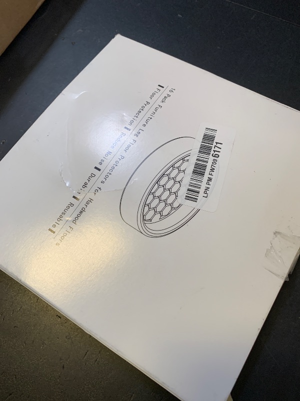 Photo 1 of 1.6"x1.6" Round Rubber Furniture Caster Cups, 16 PCS Chair Coasters for Carpet - Clear Non Slip Furniture Pads with Grip, Carpet Protector for Furniture Legs - Protect Any Flooring