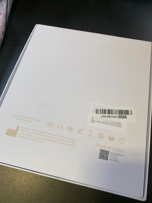 Photo 1 of F FIWENE Pro-Grade FSA LED Light Therapy Facial Mask-Red & Blue Light Anti Aging for Face-HSA Salon Treatment for Acne, Wrinkles & Redness at Home,Ideal Skincare Device for Women & Men