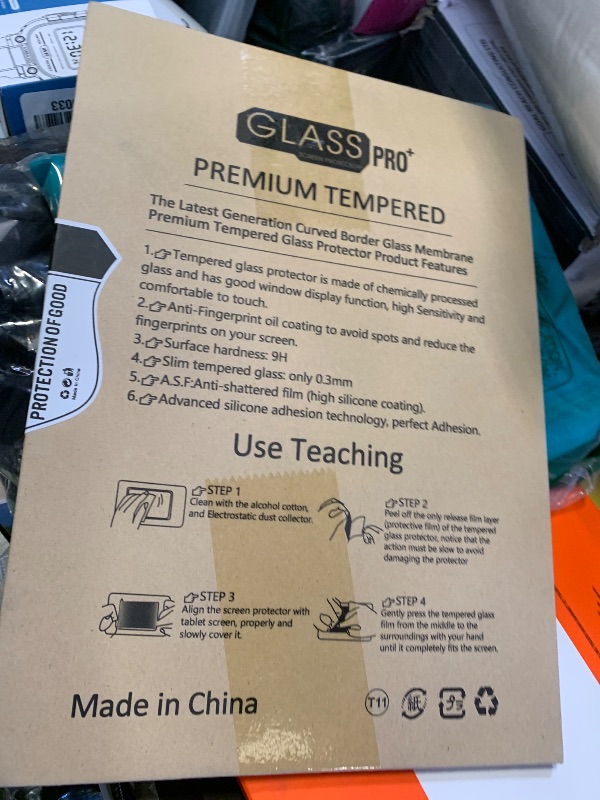 Photo 1 of TiKeDa Screen Protector for iPad A16 2025 11th/10th Generation 2022 (11-inch/10.9), HD Clear Tempered Glass Film Guard -2 Pack [Face ID & Apple Pencil Compatible] Ultra Sensitive Case Friendly