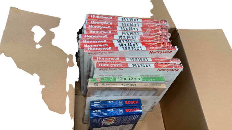 Photo 1 of ASSORTED SIZES OF FILTERS