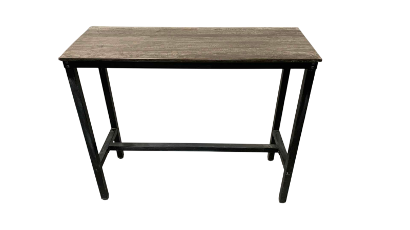 Photo 1 of METAL AND WOOD BAR HEIGHT 47” X 18” H 40”
