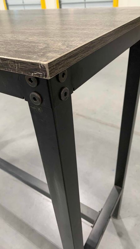 Photo 1 of METAL AND WOOD BAR HEIGHT 47” X 18” H 40”