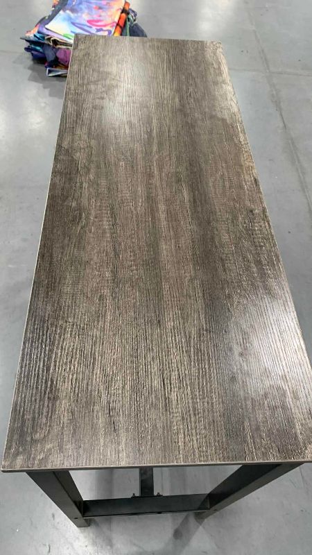 Photo 1 of METAL AND WOOD BAR HEIGHT 47” X 18” H 40”