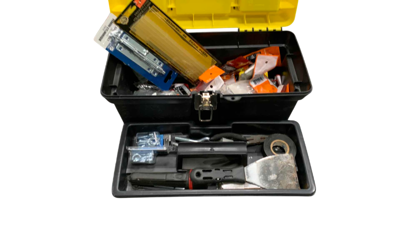 Photo 1 of TOOL BOX WITH TOOLS AND HARDWARE