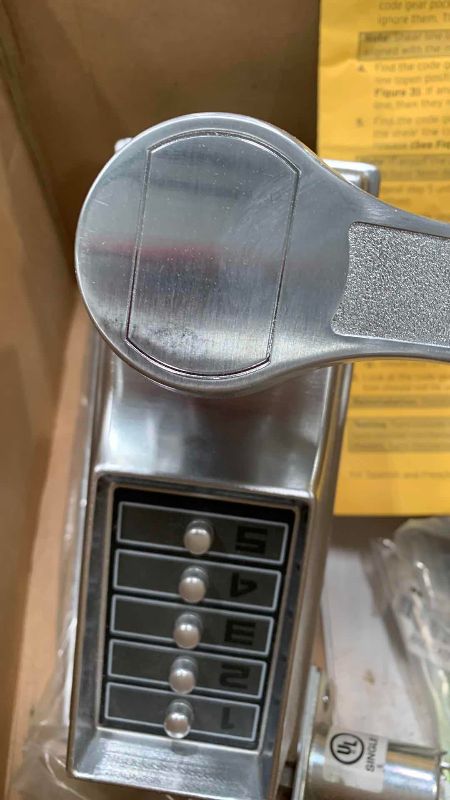 Photo 1 of COMBO DOOR LOCK WITH INSTRUCTIONS