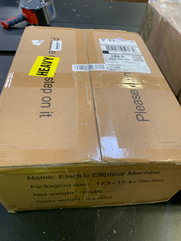 Photo 1 of Under Desk Elliptical Machine, Electric Elliptical as Seen on TV for Seniors Adults with 15 Adjustable Speed, Quiet & Portable Electric Seated Pedal Exerciser with Remote Control & 5 Auto Mode