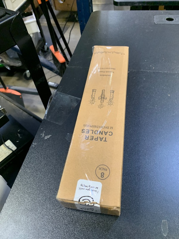 Photo 1 of 12 Inch Gradient Orange Taper Candles for Home Decoration, 8 Pack Long Candlesticks for Dinner Party Holiday Fall Halloween and Harvest