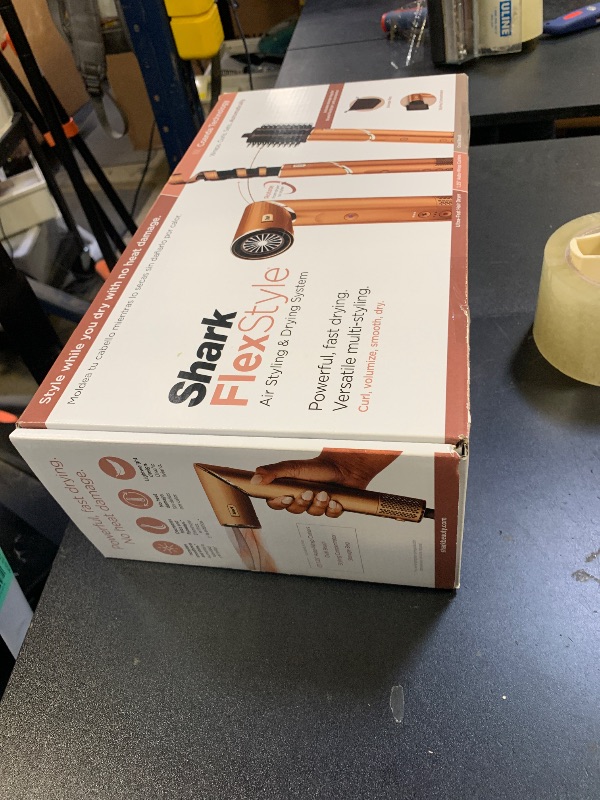 Photo 1 of Shark FlexStyle® (Special Edition) | Air Styling & Drying System | Powerful Hair Dryer Brush & Multi-Styler | Auto-Wrap Curlers, Oval Brush, Concentrator, & Storage Bag Included | Copper | HD433CP