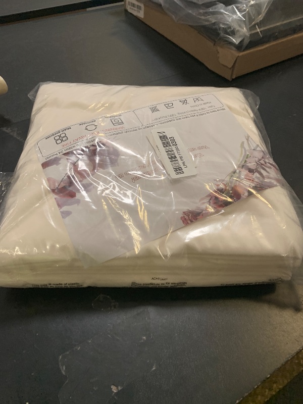 Photo 1 of 10x10ft Wrinkle Free Ivory Backdrop Curtain for Parties Soft Fabric Drapes Wedding Ivory Curtain Backdrop for Birthday Party Decorations Background for Photography 5x10ft,2 Panels