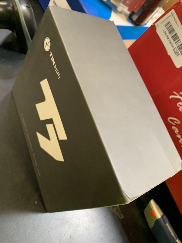 Photo 1 of TINHIFI T7 Flagship in-Ear Monitor, Hi-Fi Earphones with 10mm Gold-Plated Dynamic Driver, Detachable MMCX Cable, Noise Isolating IEM, Premium Sound Quality for Audiophiles, Musicians - Black