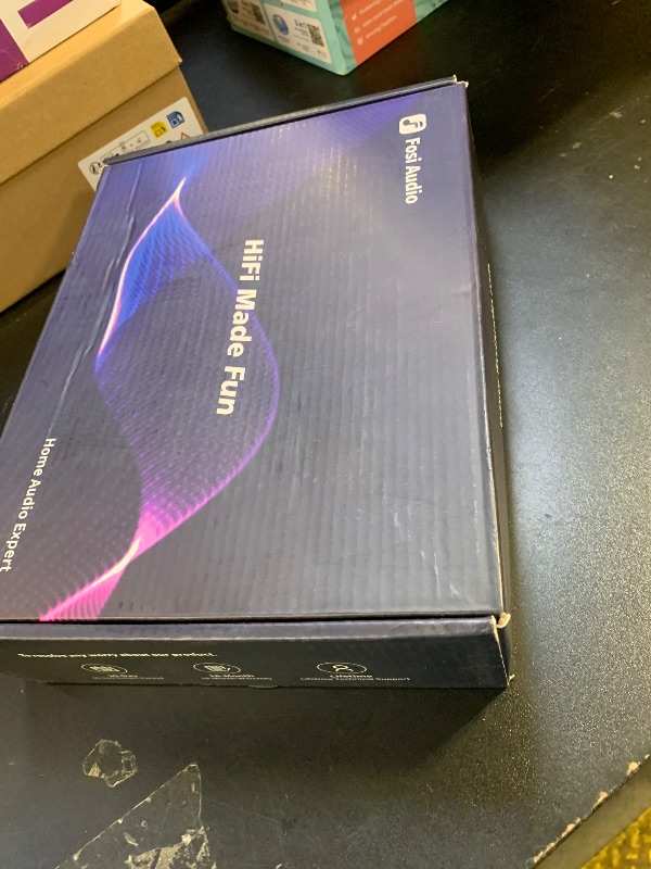 Photo 1 of Fosi Audio MC101 Bluetooth Stereo Amplifier Home Audio Component Mini Amp with VU Meter 2 Channel HiFi Receiver for Passive Speakers with Bass Treble Tone Control Vintage All Aluminum Alloy Build