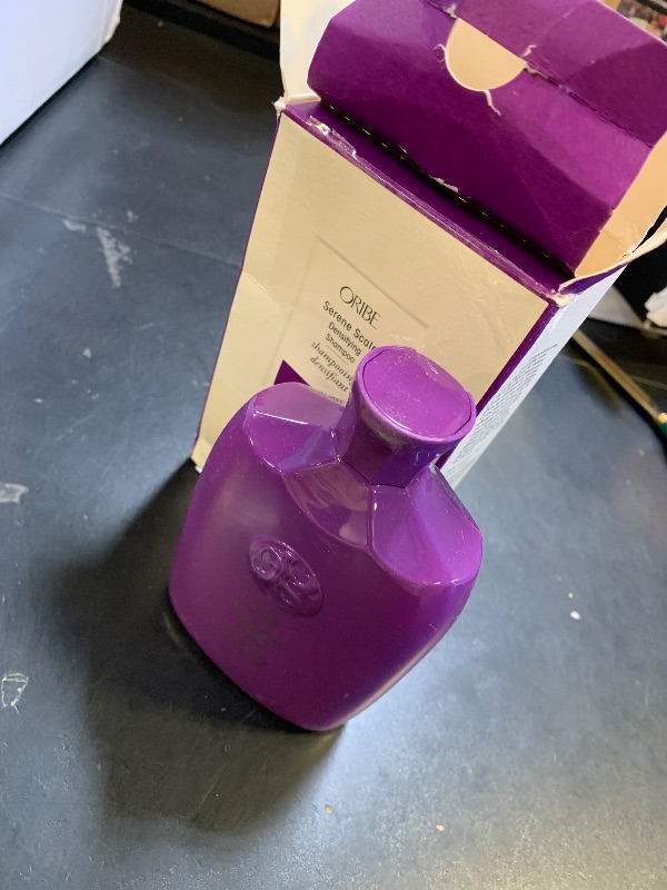 View 3 of **USED** Oribe Serene Scalp Densifying Shampoo for Thinning Hair - Adds Volume, Body & Fullness for Thicker, Healthier Hair - Reduces Shedding & Stimulates Scalp - With Capixyl™ - 8.5 oz