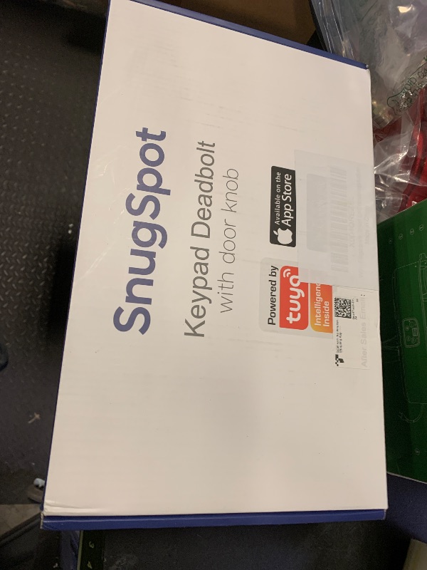 Photo 1 of WiFi Fingerprint Smart Lock for Front Door - Keyless Entry Door Lock with Handle Set | No Bridge Required Electronic Digital Keypad Deadbolt with APP Control,Auto-Lock,USB-C Charging Port