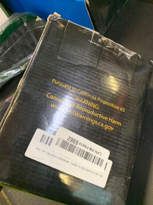 Photo 1 of Caltric Agm Battery Compatible with Honda Trx250Ex Trx-250Ex Sportrax 250 2001-2008