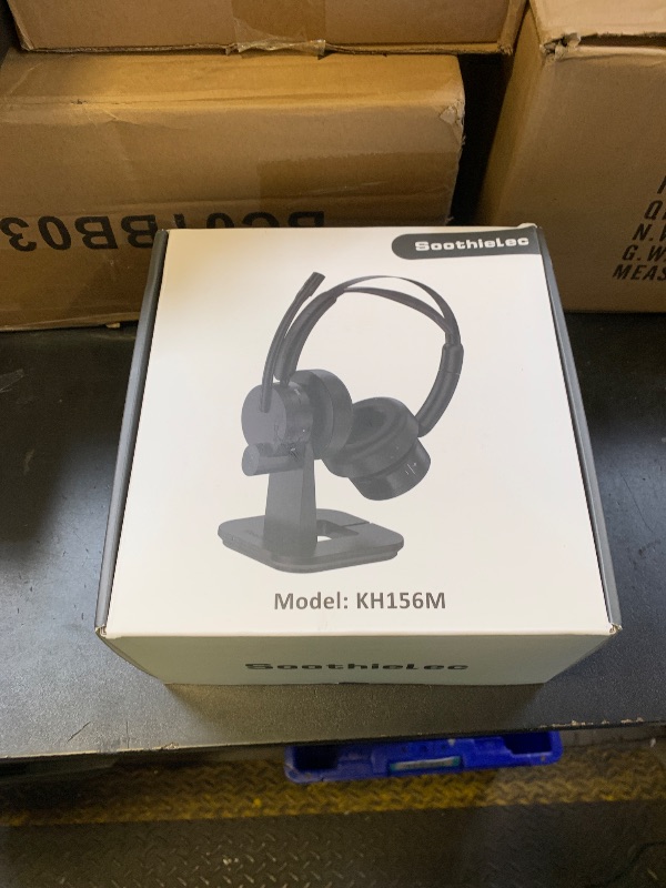 Photo 1 of Wireless Headset with Mic for Work(Upgrade Volume Knob & Charging Indicator), Bluetooth Headset with Microphone for PC, with Noise Cancelling/Mute/USB for Call Center/Office/Home/Computer/Teams/Zoom