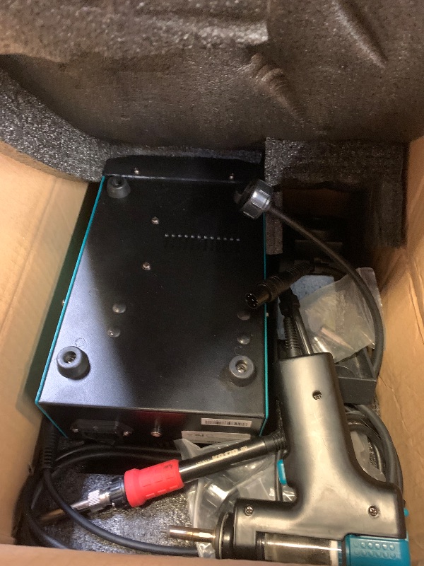 Photo 1 of YIHUA 948D III Soldering Iron Desoldering Station Kit with Upgraded Desolder Tool, 110W EVO Solder Iron, Vacuum Pump, 3 Desoldering Nozzles, with Automatic Shutdown, Sleep Mode Functions.