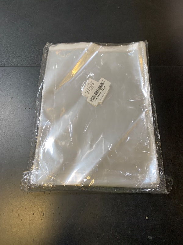 Photo 1 of 100 Pieces (9x12 Inch) Clear Plastic Bags for Packaging, Clothing & T-Shirts Strong Packing Self Adhesive Cellophane Bag