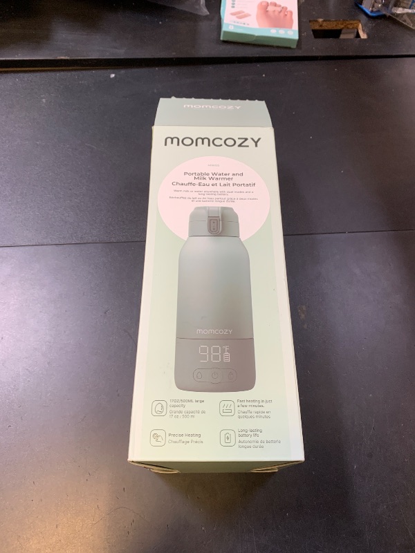 Photo 1 of Momcozy Portable Milk Warmer for Travel – Dual Heating Modes for Breast Milk & Water, Portable Bottle Warmer with Fast Heating & Long Battery Life, 17 Ounces Large Capacity to Meet Your All-Day Needs