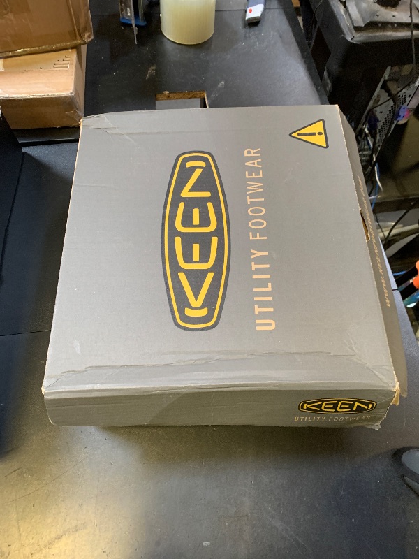 Photo 1 of KEEN Utility Men's Pittsburgh 6" Leather Waterproof Steel Toe Work Boots, Bison/Black, 10 EE