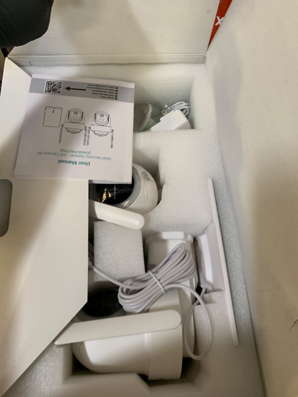 Photo 1 of UCOCARE Solar Security Camera System, Stable 300m WiFi Coverage, 4K Solar Cameras for Home Security with Base Station, 64GB TF Card, No Subscription, 360° AutoTracking, 5G & 2.4G WiFi, 2 Cam-Kit