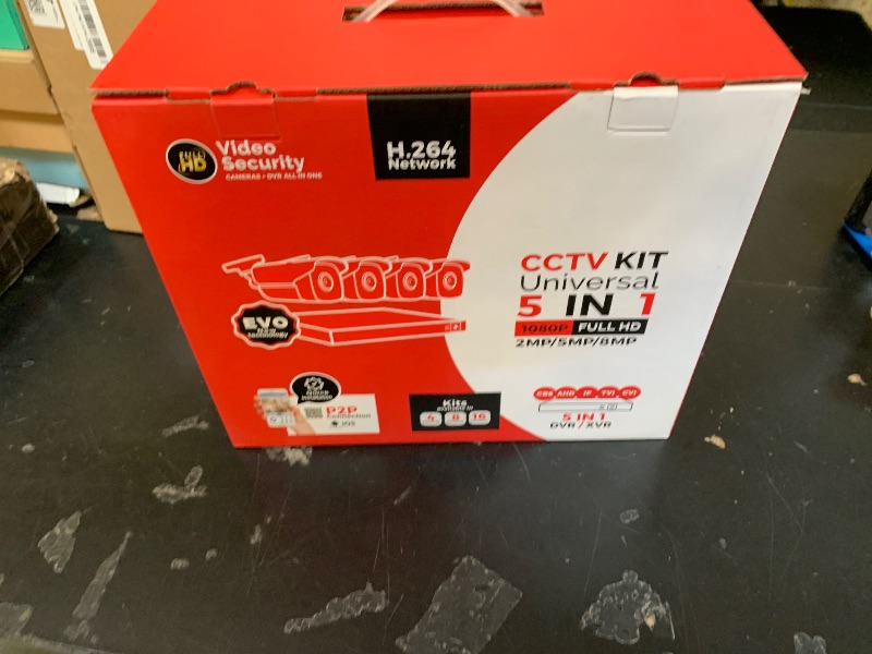 Photo 1 of 1080P Wired Security Camera System, AIWIXEN 8CH CCTV Surveillance DVR with 1TB Hard Drive, 4 x Home 5MP Wired Security Cameras Outdoor with Human Vehicle Detection, IP68 Waterproof, Remote Access