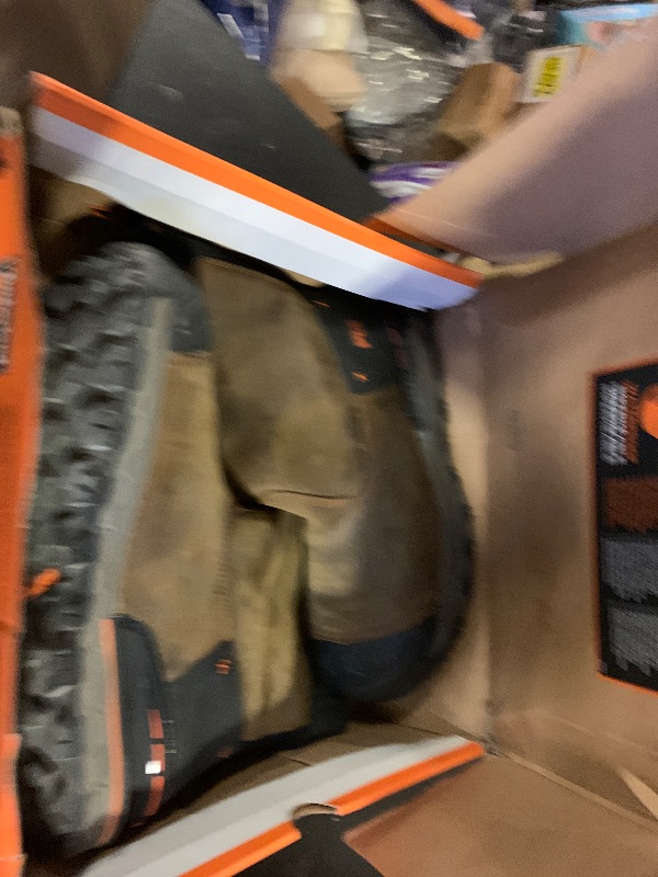 Photo 1 of Timberland PRO Men's Boondock Ultralight Pull-On Composite Safety Toe Waterproof Industrial Work Boot, Medium Brown, 13 Wide