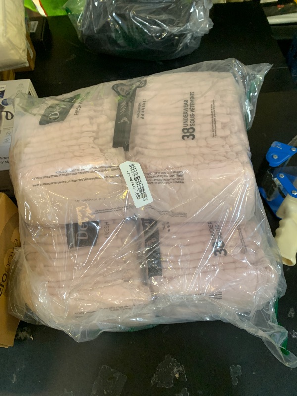 Photo 1 of Depend Fresh Protection Adult Diapers, Incontinence & Postpartum Bladder Leak Underwear for Women, Disposable, Maximum, Medium, Blush, 76 Count (2 Packs of 38), Packaging May Vary