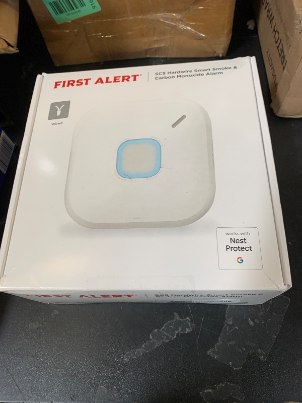 Photo 1 of First Alert SC5 Hardwire Smart Smoke & Carbon Monoxide Alarm, SMCO600NV-AC, 1-Pack
