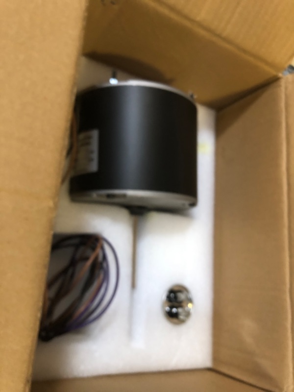 Photo 1 of 0131M00061SP, 1/4 Hp Condenser Fan Motor Replaces Goodman Condenser Fan Motor, Zongshan Broad-Ocean YDK-180S84062-01-830 RPM, 1-Speed, Replaces Amana Janitrol P/N: 0131M00014PS