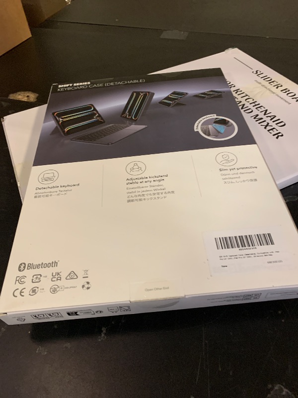 Photo 1 of ESR for iPad Pro 13" Case with Keyboard (M5/M4, 2025/2024), Magnetic Detachable Keyboard, Portrait/Landscape Modes, Large Click-Anywhere Trackpad, Backlit Keys, Shift Series, Dark Gray