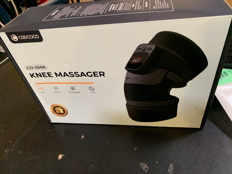 Photo 1 of 
Cordless Red Light Therapy for Knee, Knee Massager with Heat, Heated Knee Brace, Knee Massger for Pain Relief, Upgrade 4 Massage Area Knee Brace, 660nm &...