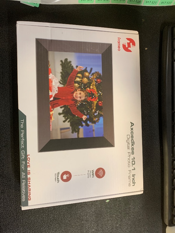 Photo 1 of 10.1Inch WiFi Digital Picture Frame IPS Touch Screen HD Disply,Video Clips and Slide Show,Auto-Rotate, Wall Mountable,Send Photos Instantly from Anywhere with via Frameo APP (10.1 INCH)