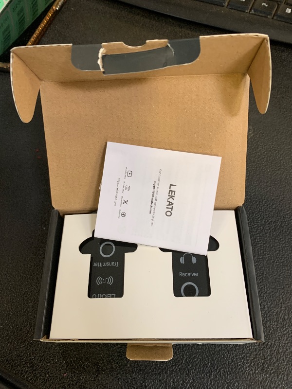 Photo 1 of LEKATO Wireless in Ear Monitor System MS-02, Upgraded 2.4G Stereo IEM System Low Latency with Transmitter Beltpack Receiver Auto-Pairing,One to More, in-Ear Monitoring for Church,Band,Singer,Stage