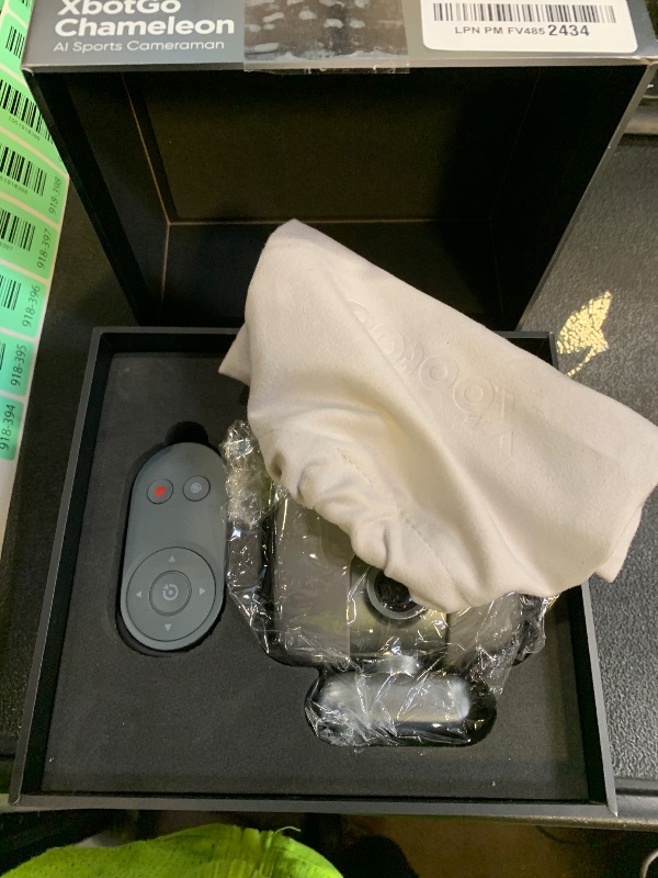 Photo 1 of XbotGo Chameleon AI Auto Sports Action Camera - 4K 60FPS Soccer Camera and Basketball Tracking Camera for Team Sports, Live Streaming, No Subscription, Works with iOS & Android (Lava Graphite)