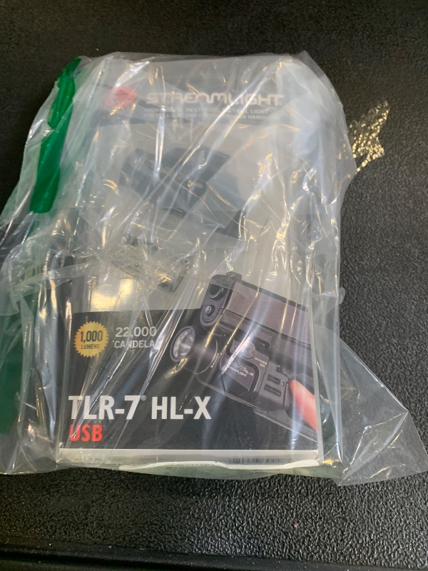 Photo 1 of Streamlight 69458 TLR-7 HL-X USB 1000-Lumen 22000-Candela Rechargeable Rail Mounted Weapon Light with Interchangeable High & Low Switches and Key Kit, Black