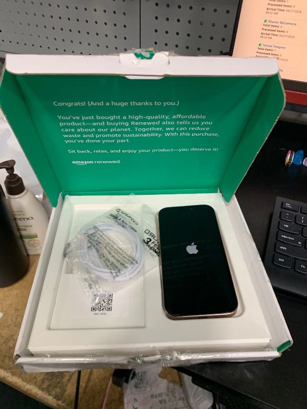 Photo 1 of LOCKED…….Apple iPhone 16 Pro, US Version, 1TB, Desert Titanium - Unlocked (Renewed Premium)