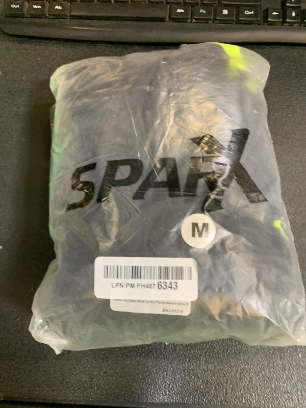 Photo 1 of Sparx Long Sleeve Winter Cycling Thermal Skinsuit Pro Team Bicycle Suit Bike Racing Suit Cycle Kit 3D Pad (Aloha, M)