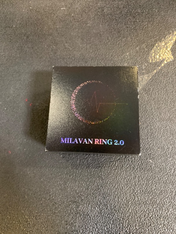 Photo 1 of Milavan Smart Health Ring 2.0 for Women Men, Slim Scratch & Fingerprint Resistant Design, Graphite 6