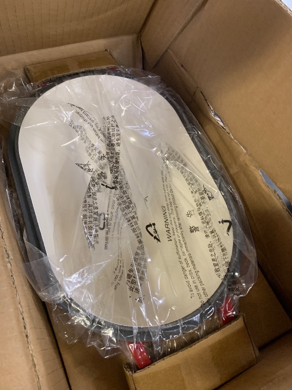 Photo 1 of VORRINGARD Enameled Cast Iron Sourdough Bread Oven, Dutch Oven, Loaf Cast Iron Bread Pan for Homemade Bread Baking, Meatloaf Pan with Lid, 5QT, Red