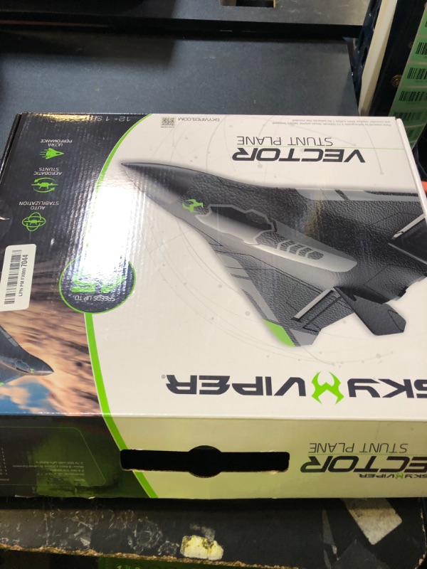 Photo 1 of Sky Viper Vector Performance RC Plane, up to 45 MPH, 1-Touch Stunts, Rechargeable Battery