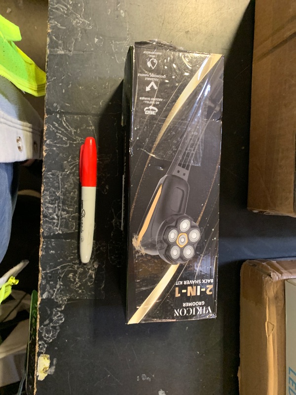 Photo 1 of Back Shaver for Men: Long Foldable Handle Electric Back Razor with 6D No-Scratch Shaving - Waterproof Grooming Kit for Body/Beard/Head/Face Hair Removal, Gifts for Husband Dad (Black)