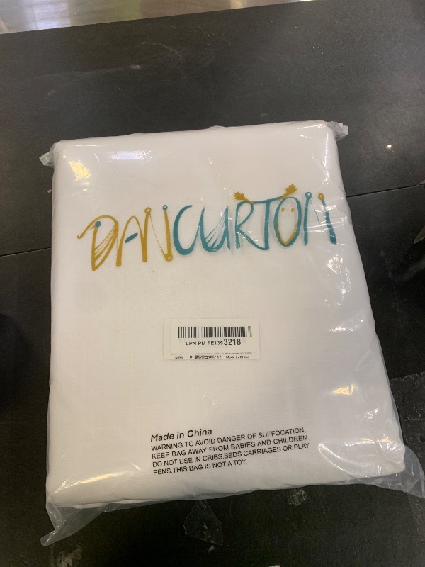 Photo 1 of White Farmhouse Curtains 108 Inches Long for Living Room 2 Panel Set Back Tab Pocket Drape Light Reducing Semi Privacy Sheer Linen Curtain for Patio Door Ceiling to Floor Country Chic 9 FT Tall 52x108