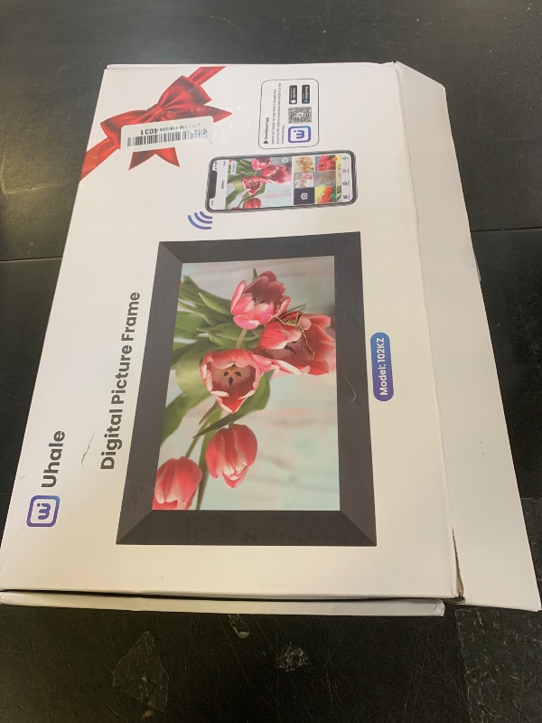 Photo 1 of Uhale 10.1" Digital Picture Frame with 32GB Storage Support SD Card, Electronic Photo Frames with 1280x800 HD IPS Touch Screen, Instantly and Securely Share Memories, Send Wishes from Anywhere