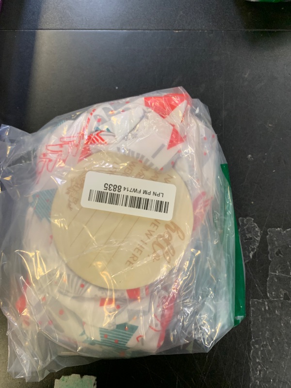 Photo 1 of Vollmic Newborn Baby Girl Receiving Blanket Swaddle Blanket Stretchy Knit Swaddle Set with Matching Headband and Beanie (Red Tree Christmas)