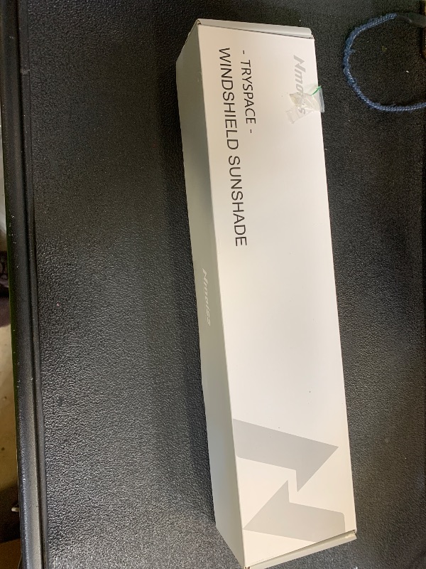 Photo 1 of [Upgraded] Nmoiss Windshield Sun Shade Umbrella - [Vinyl Coating Heat Shield] Protect Car from Sun Rays & Heat Damage Keep Cool and Protect Interior, Spring Structure Edge Medium 56" L x 31" W