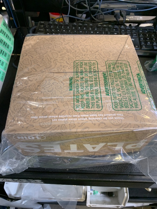 Photo 1 of 10 inch wheat straw plate set