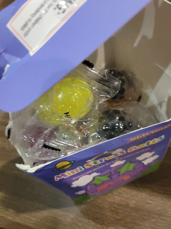 Photo 1 of 20 Pack Colorful Motivational Mini Stress Balls Set, Squishy Balls Fidget Toys for Adult, Squeeze Balls Bulk, Birthday Gifts Party Favors Goodie Bags Stuffer Anxiety Stress Relief